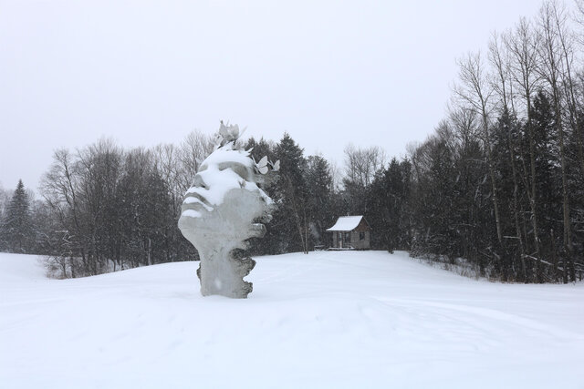 Béatitude, Jonhatan Bouchard - Sentier des Arts&nbsp;&nbsp;&nbsp;&copy; Municipalité de L'Ange-Gardien