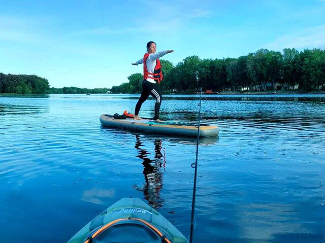 Sup Yoga et Kayak sur la rivière Saint-François
