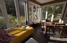 Solarium agréable pour relaxer © Gîte du Lac-à-la-Loutre (B&B)