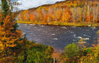 Sentier A3 et vue sur la rivière du Diable © J.Ladouceur