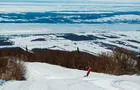 Mont-Sainte-Anne et fleuve St-Laurent&nbsp;&nbsp;&nbsp;&copy; É.Dionne