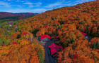 Cabane vue aérienne © C.Langlois