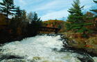 Chutes Ste-Ursule automne © M.Côté