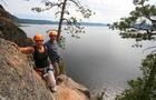 Via ferrata fjord, Saguenay-Lac-St-Jean&nbsp;&nbsp;&nbsp;&copy; Parc Aventures Cap Jaseux