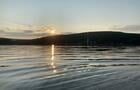 Coucher soleil grand lac squatec auclair © M.Pelletier