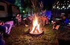 Amis au camping municipal d'eau claire © C.Castonguay