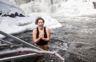 L'accès à la rivière pour le bain polaire, même en hiver! © Spa Bolton