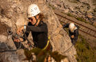 Via ferrata Manoir Richelieu en été © Projet Vertical