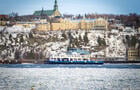 Vue sur Lévis l'hiver&nbsp;&nbsp;&nbsp;&copy; Société des traversiers du Québec