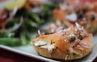 Bagel de saumon fumé&nbsp;&nbsp;&nbsp;&copy; Restaurant de l'Auberge La Coulée Douce
