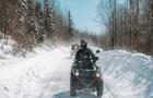 Quad en hiver