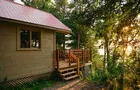 Chalet et refuge vue sur le Fleuve&nbsp;&nbsp;&nbsp;&copy; Myriam Baril Tessier