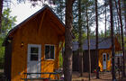 Mini chalets © Camping Larochelle