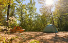 Camper sous la tente © M. Baril Tessier