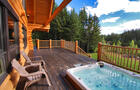 Le Castor - Spa extérieur privé&nbsp;&nbsp;&nbsp;&copy; Au Chalet en Bois Rond