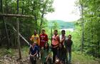 Randonnée de camp d'été
