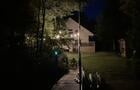 Vue du chalet le soir