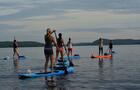 Plage Estrie Cantons-de-l'Est Lac Brompton Sur à pagaie Paddleboard&nbsp;&nbsp;&nbsp;&copy; Camping Plag McKenzie