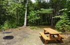 Site de terrain de camping
