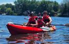 Kayak double sur la rivière Saint-François