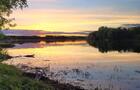 Coucher de soleil sur la rivière Saint-François 2