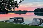 Coucher de soleil sur la rivière Saint-François