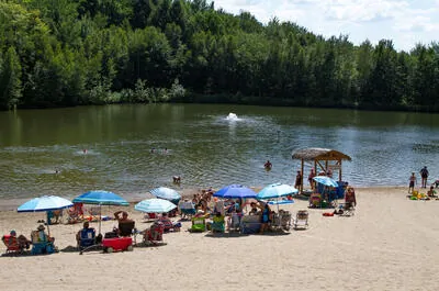 Plage du Camping lac aux Bouleaux