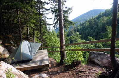 CAMPING SENTIER DES CAPS DE CHARLEVOIX