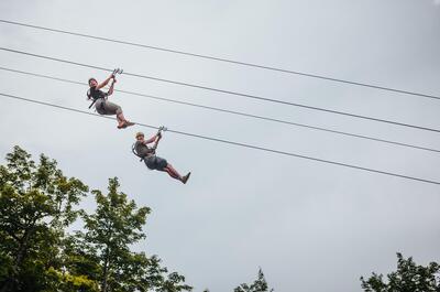 Camp Fortune Luge, parc aérien et tyroliennes