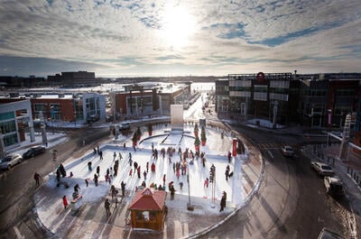 La patinoire de Centropolis
