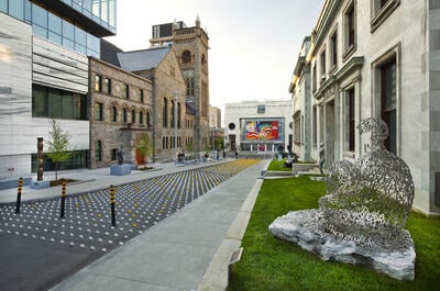 Le jardin de sculptures du Musée des beaux-arts de Montréal
