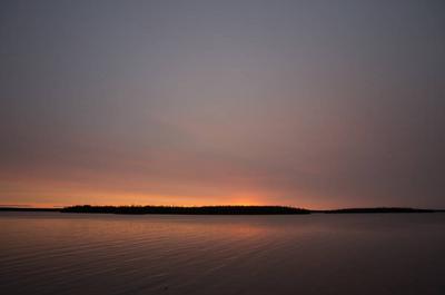 Coucher de soleil   © TQ/Tourisme Baie-James/Hooké