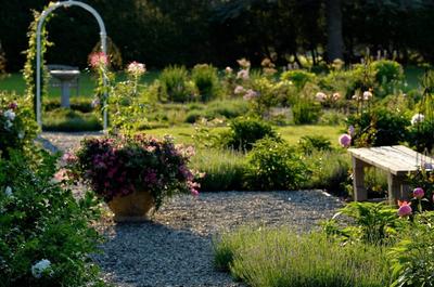 Vue du jardin de Carrollcroft