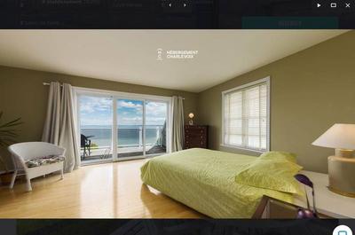 Chambre maître avec vue sur fleuve   © R.Bouchard