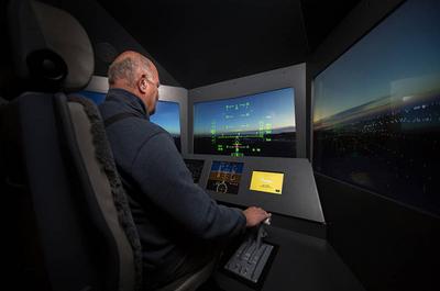Simulateur de vol   © J-M.Naud