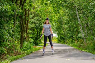 Patin à roues alignées   © N.Laganière