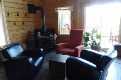 Coin détente   © Le Chalet Ouareau