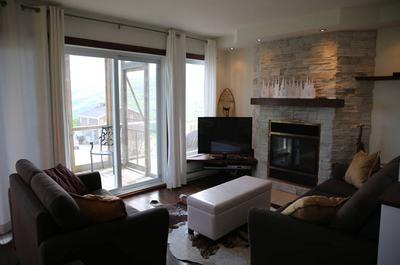 Salon du condo-chalet du bas