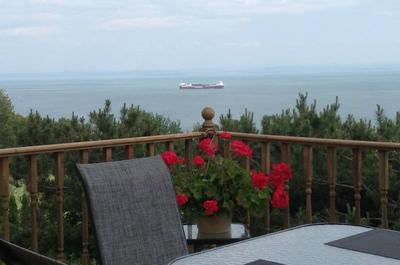 Vue sur le balcon