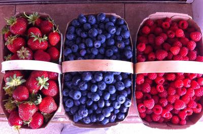 Trio de petits-fruits   © M.Morissette