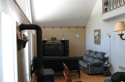 Salon avec foyer