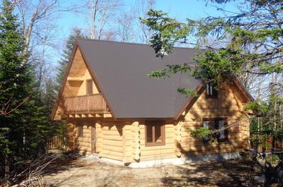 CHALET EN BOIS ROND