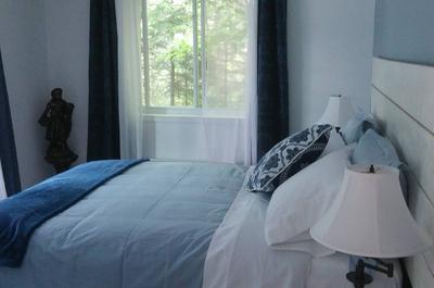Chambre Bleue   © Le Chalet de la Rivière Ouareau