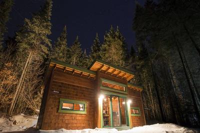 Cabane Écorce   © M.Leduc Poirier