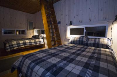 Cabane - Cime - chambre   © M.Leduc Poirier