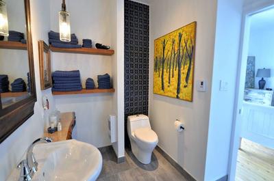 Salle de bain Appartement 3 (loft)   © La Ruelle hébergement