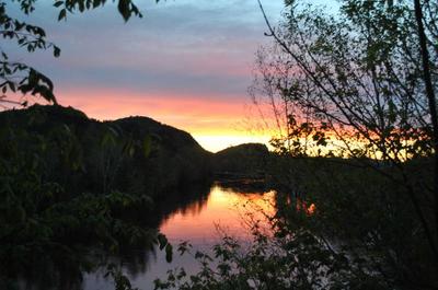 Vue sur la Rivière Rouge