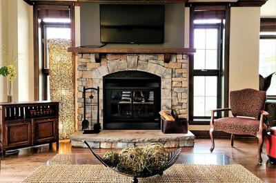 Foyer au bois   © Tremblant Prestige