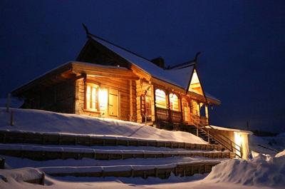 Extérieur hiver   © Le Repaire Viking