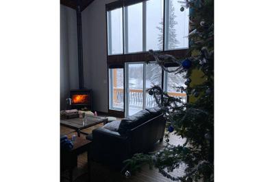 Au coin du feu en hiver